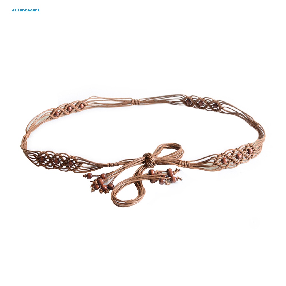 Túi Đựng Đồ Dùng Tiện Lợi Chất Lượng| Thắt Lưng Dây Bện Xỏ Hạt Thủ Công Phong Cách Bohemia Dành Cho Nữ