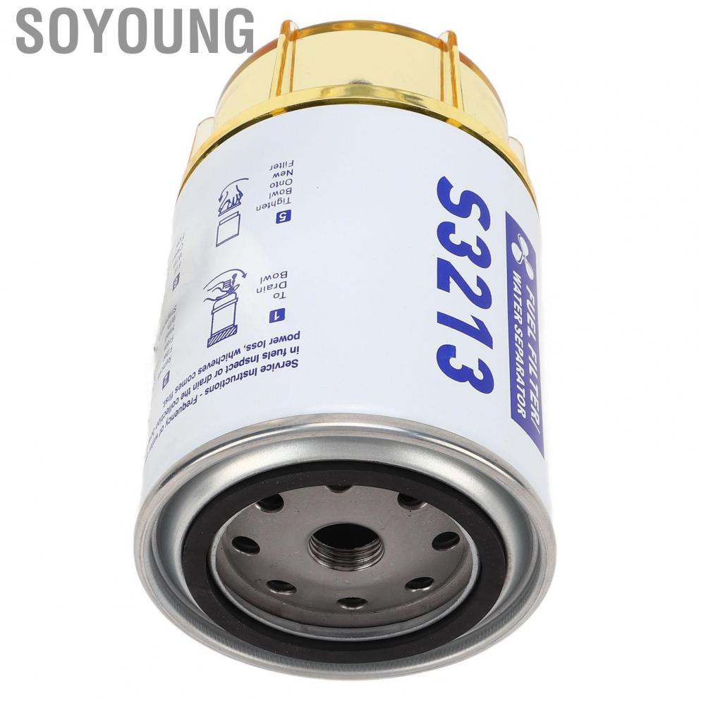 Soyoung Fuel Water Separator Durable Stable Performance 35‑60494‑1 Efficient Plastic Plug and Play for Marine Tractors
