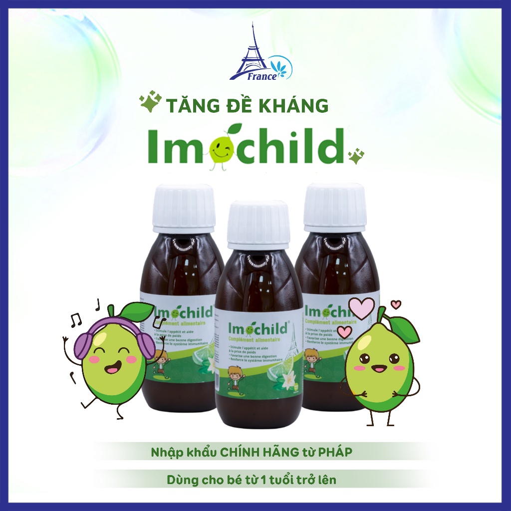 Combo 2 Hộp Tăng Đề Kháng + Canxi Calunik Imochild, Giúp Bé Cao Lớn Khỏe Mạnh - IMOCHILD Kiện 2 Hộp