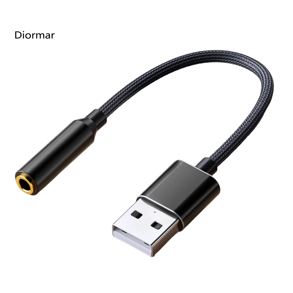 Thẻ Âm Thanh Chuyển Đổi USB Sang 35mm 2 Trong 1 Cho Laptop