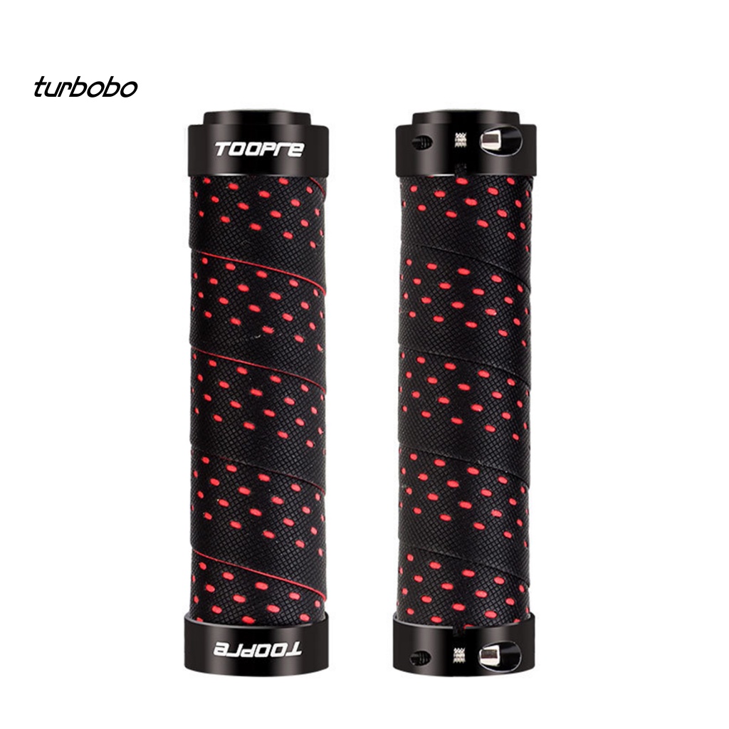 1 Bộ Bọc Tay Lái Xe Đạp Giả Da Nhiều Màu Chống Trượt Có Lỗ Thoáng Khí