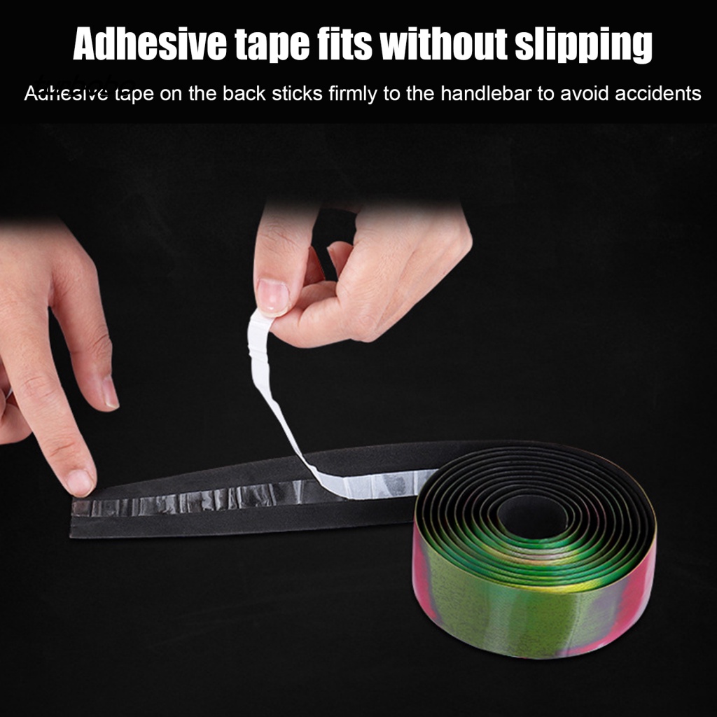 1 Cặp Băng Quấn Polyurethane Chống Trượt Màu Gradient Dành Cho Xe Đạp