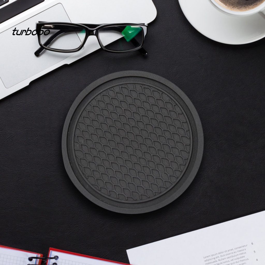 Đế Lót Cốc Bằng PVC Chống Trượt Chống Mài Mòn Trang Trí Cho Xe Hơi