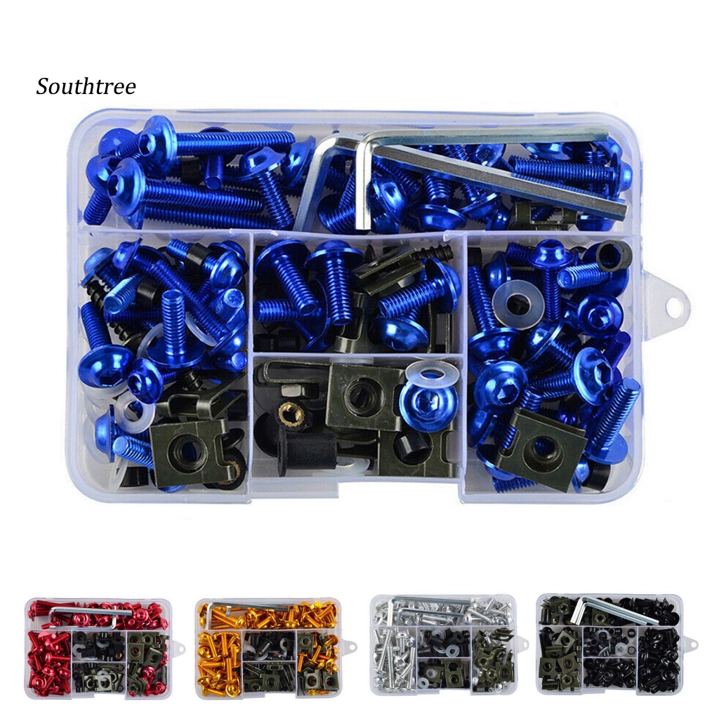 Bộ 177 Ốc Vít Kim Loại Thông Dụng Cho Xe Mô Tô / Công Nghiệp / Nhà Ở