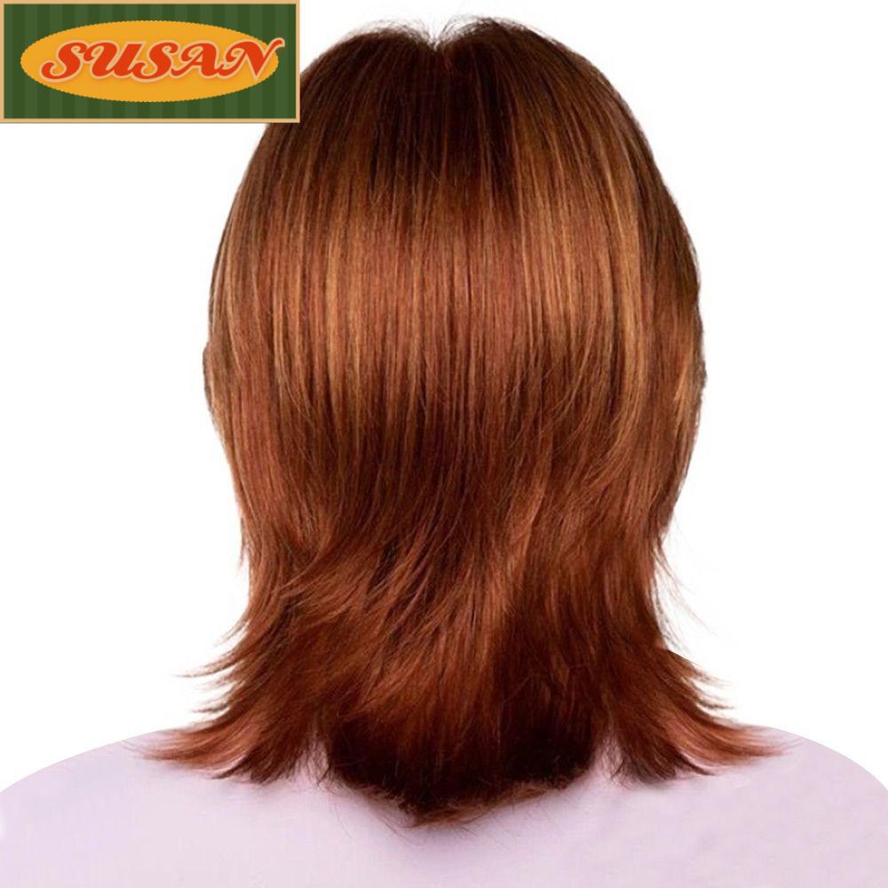 SUSANS Tóc Giả Thời Trang Chịu Nhiệt Tự Nhiên Cho Nữ