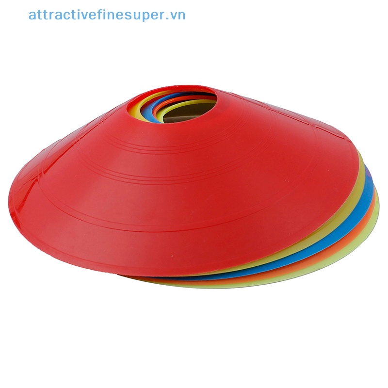 Set 10 Đĩa Đánh Dấu Hình Nón Dùng Trong Luyện Tập Đá Banh