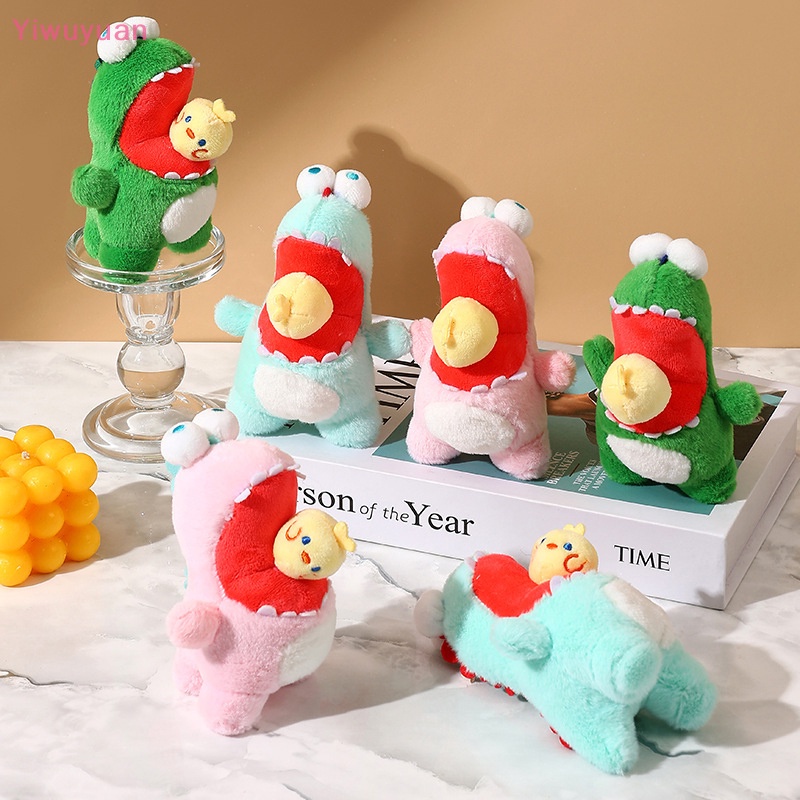 1 Móc Khóa Khủng Long / Gà Nhồi Bông Đáng Yêu Mới