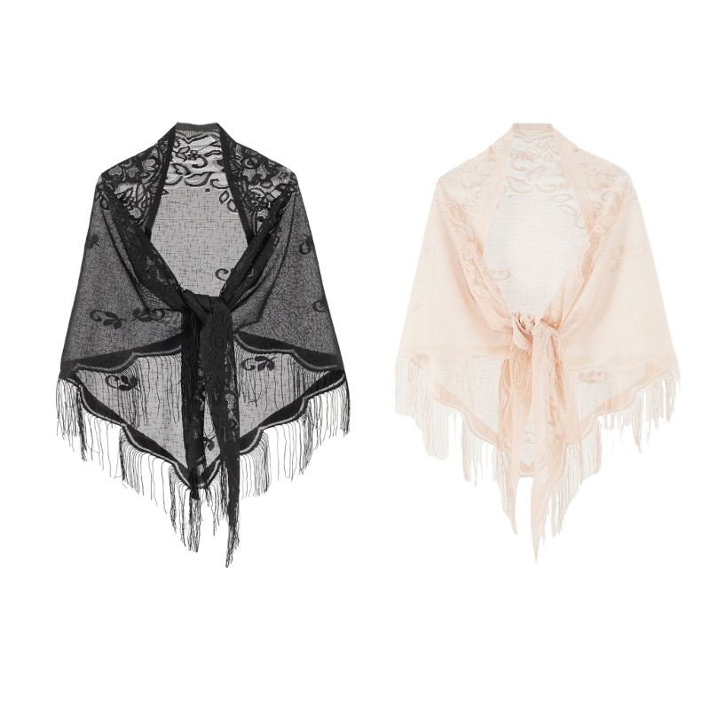 Khăn Choàng Nhẹ Hình Tam Giác Chống Tia uv In Họa Tiết Hoa Tinh Tế Thời Trang Xuân Hè Cho Nữ