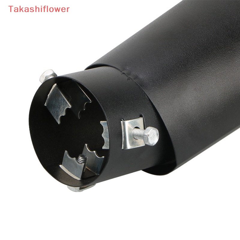 [TakashiflowerV] Ống Xả Xe Hơi Hình Tròn Bằng Nhôm ALloy 63mm Giảm Thanh Thông Dụng