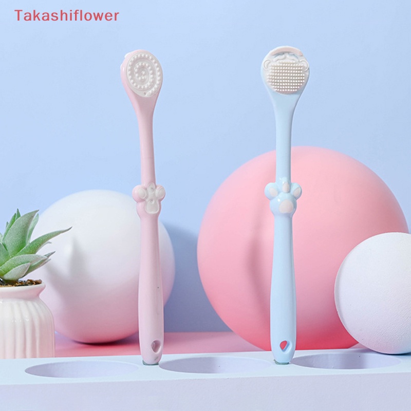 [TakashiflowerV] Bàn Chải Làm Sạch Lưỡi Hình Chân Mèo Làm Sạch Bề Mặt Thoáng Khí Tốt Cho Sức Khỏe
