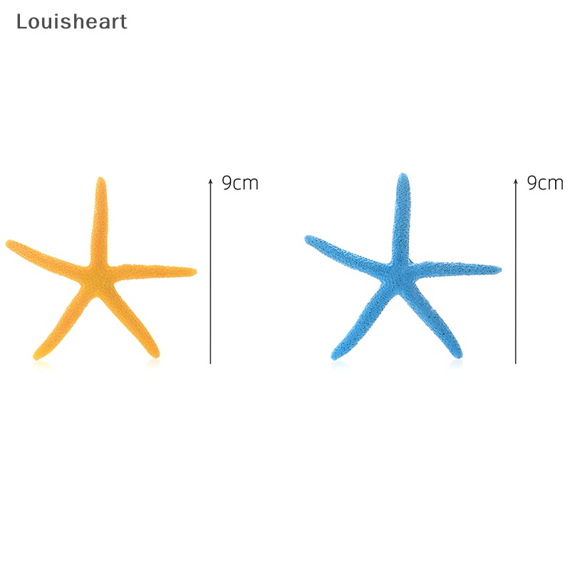 Louisheart Mô Hình Sao Biển Bằng Resin Màu Sắc Sống Động Trang Trí Bể Cá