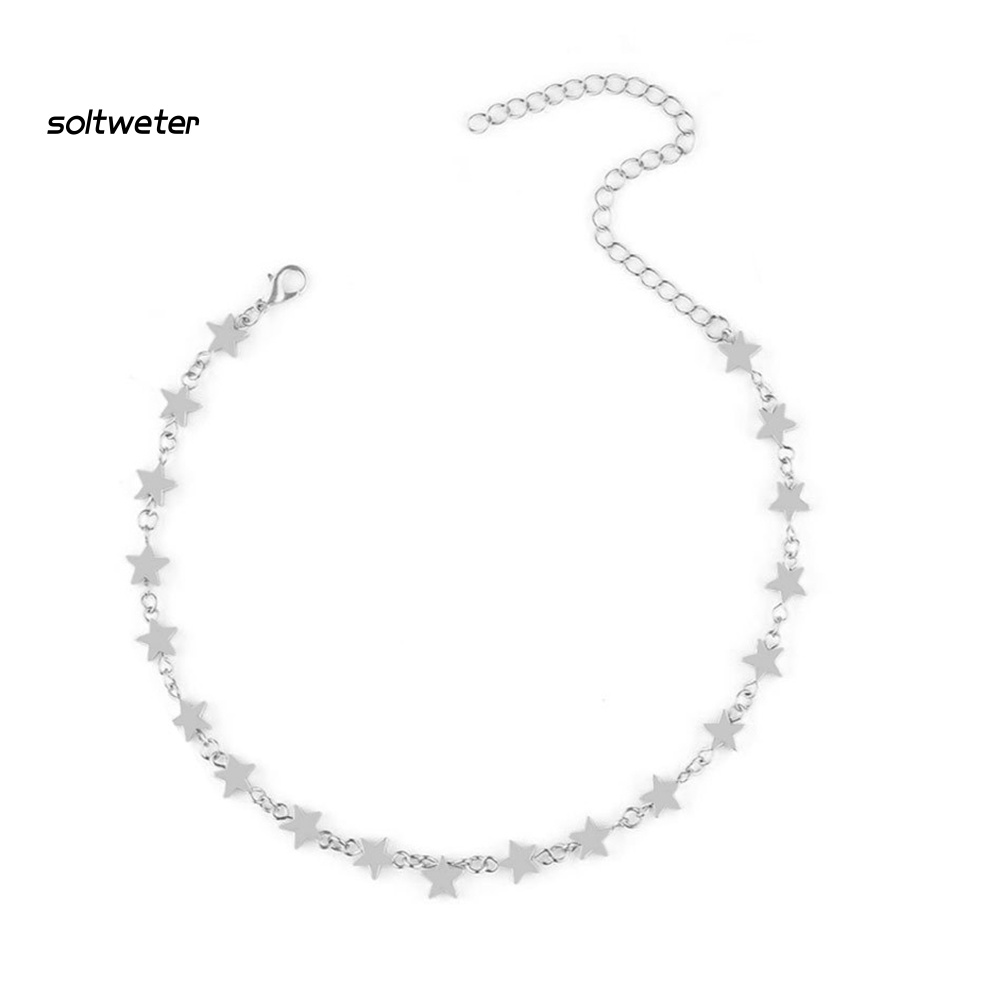 Vòng Cổ Choker Họa Tiết Ngôi Sao Thanh Lịch Thời Trang Cho Nữ