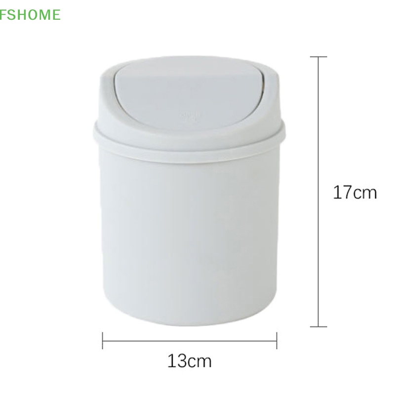 Thùng rác cỡ nhỏ để bàn Có Nắp Chống Bụi Tiện Dụng