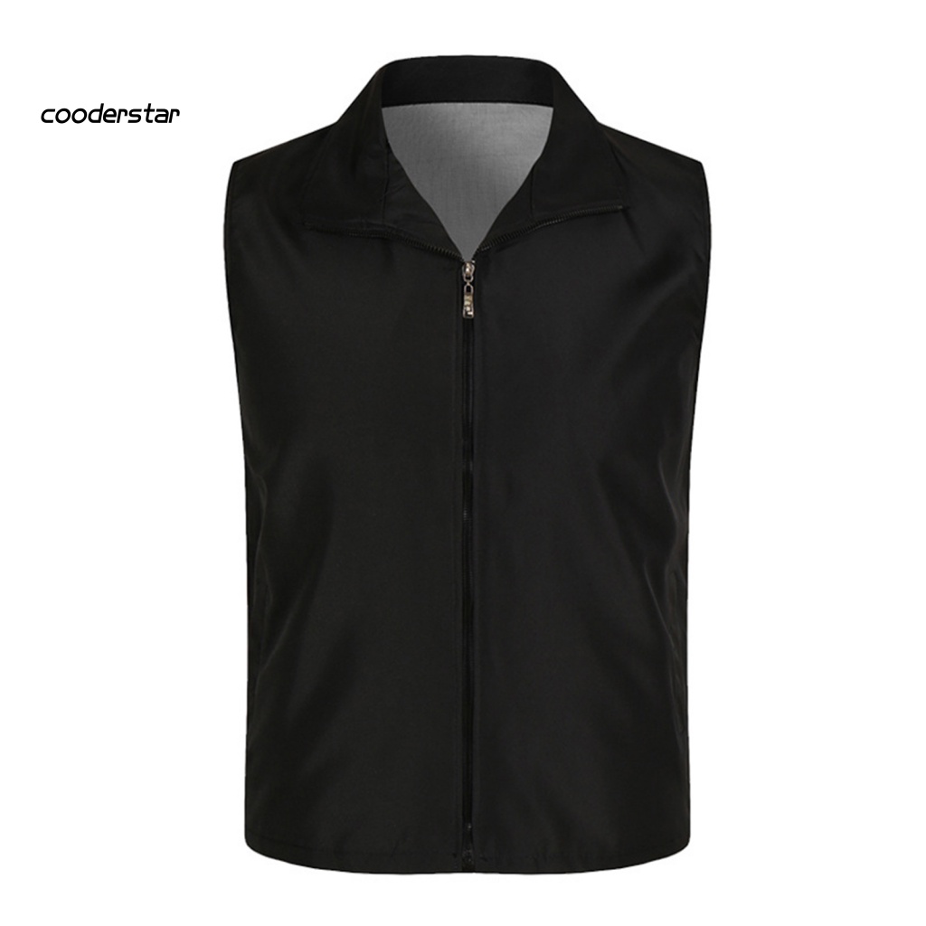 Cood Áo Khoác Lưới Không Tay Có Khóa Kéo Màu Sắc Tươi Sáng Phù Hợp Cho Hoạt Động Ngoài Trời