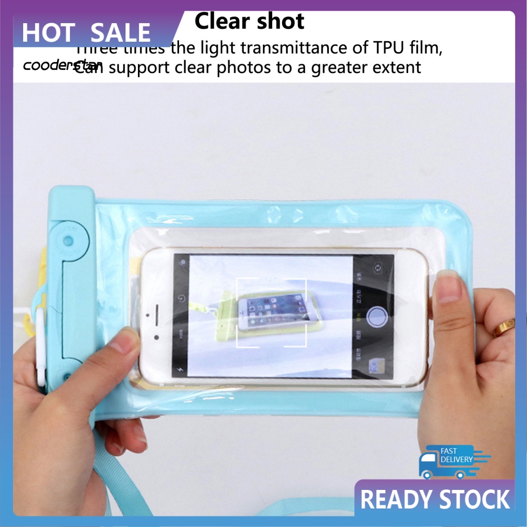 Túi Đựng Điện Thoại Trong Suốt Chống Nước Chống Rò Rỉ Kèm Dây Đeo Tiện Dụng