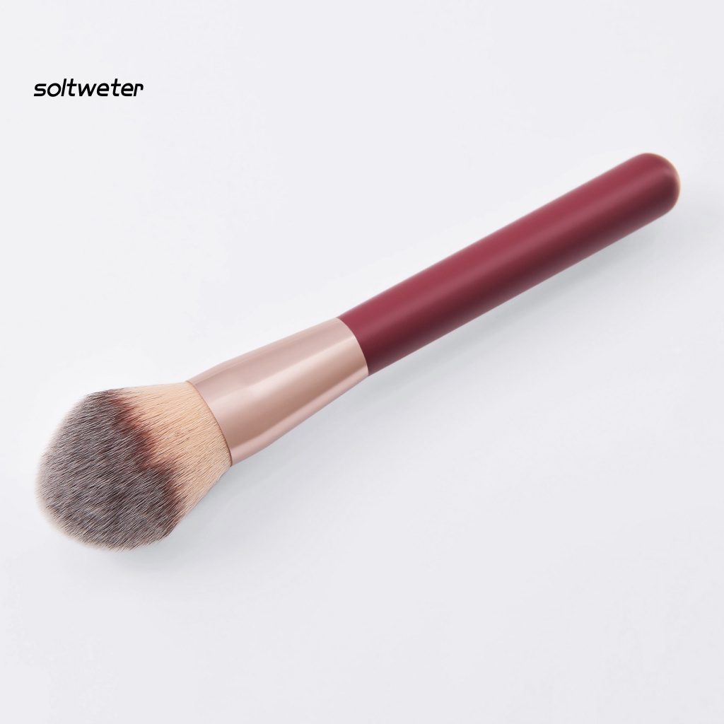 Cọ Trang Điểm Phấn Bắt Sáng Đầu Ống Màu Hạt Dẻ Cỡ Lớn Thoải Mái Dễ Vệ Sinh