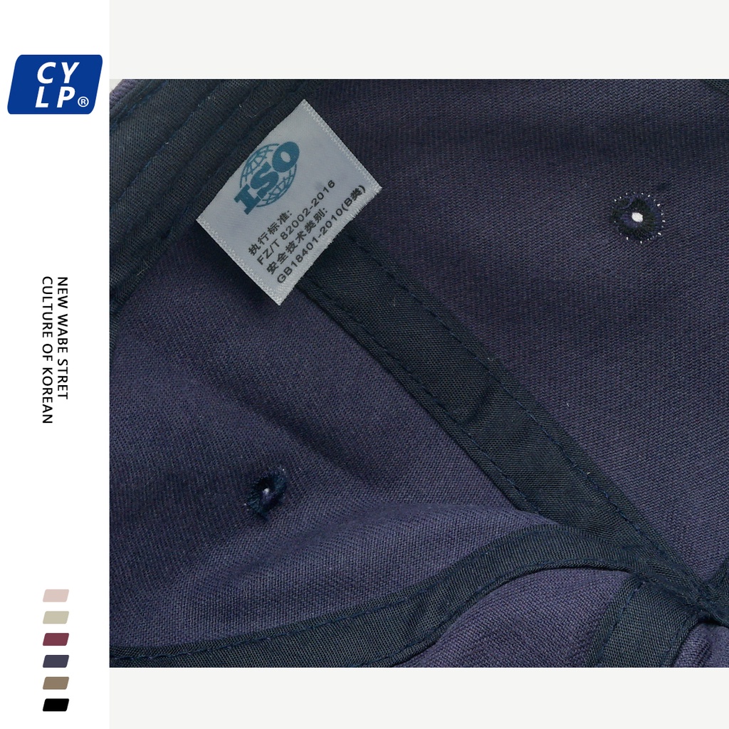 Mũ Lưỡi Trai Thêu Chữ Phong Cách Đường Phố Hàn Quốc Cá Tính