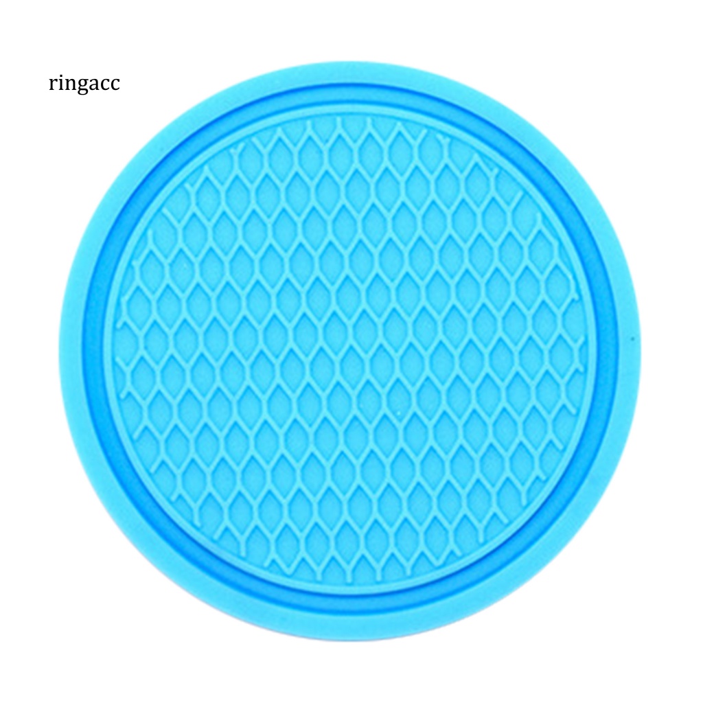 Rga Miếng Lót Cốc Bằng PVC Chống Trượt Chống Mài Mòn Trang Trí Cho Xe Hơi