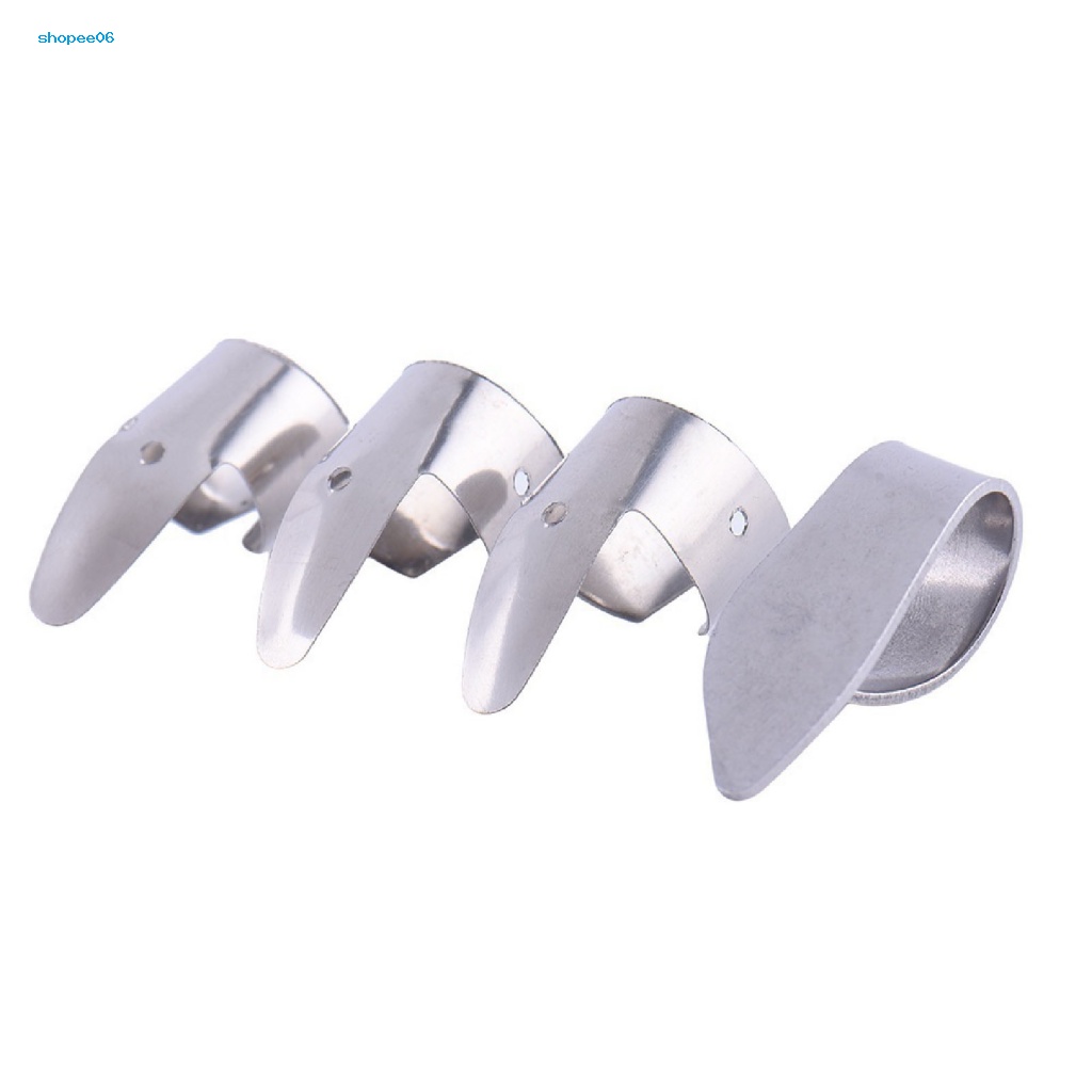 Bộ 4 Miếng Gảy Đàn Guitar Bằng Thép Không Gỉ