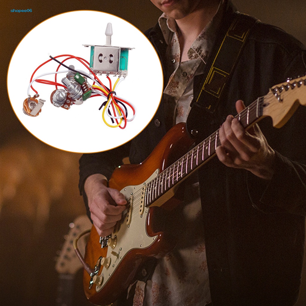 Bộ Dây Mạch Điều Khiển Âm Lượng Bằng Kim Loại Cho Đàn Guitar Điện