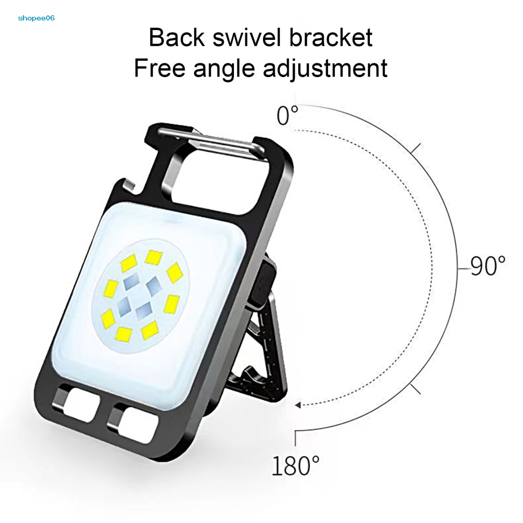 Đèn Pin LED Mini Hít Nam Châm Độ Sáng Cao Có Thể Sạc Lại Dùng Khi Đi Cắm Trại