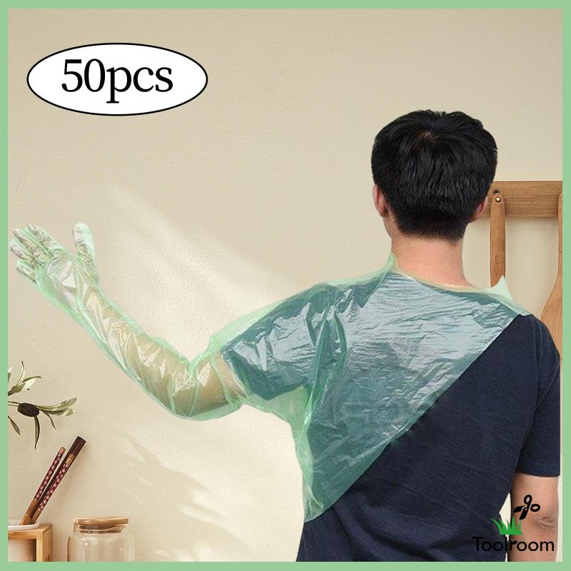 Găng Tay Dài Dùng Một Lần Chống Nước Cấp Thực Phẩm Để Làm Vườn Cho Thú Cưng