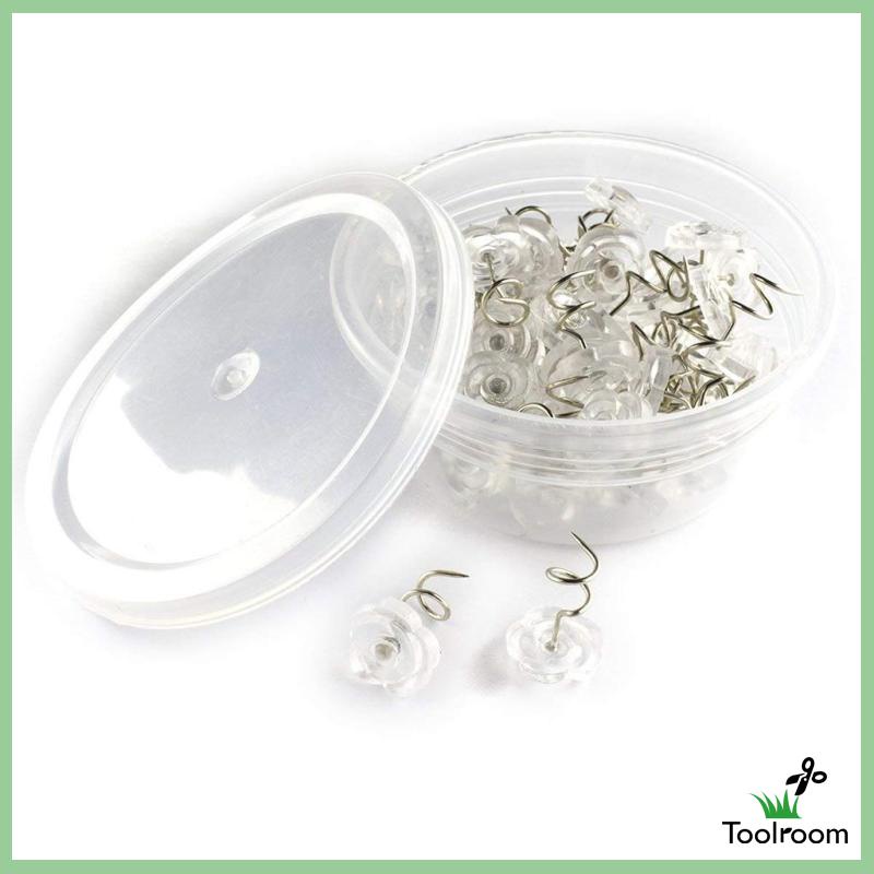 Set 20 Ốc Vít Đầu Xoắn Tròn Trong Suốt