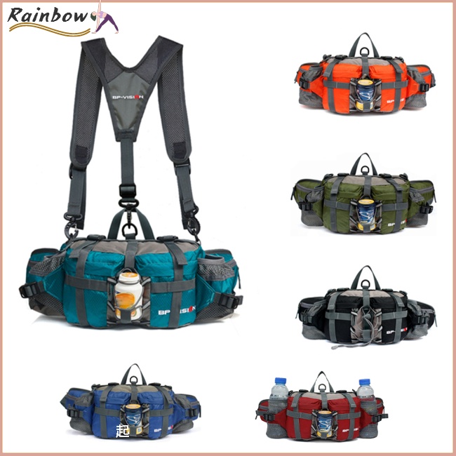 Túi Đeo Hông Kèm Giá Đỡ Bình Nước Chống Thấm Nước Tiện Dụng Cho Nam Và Nữ