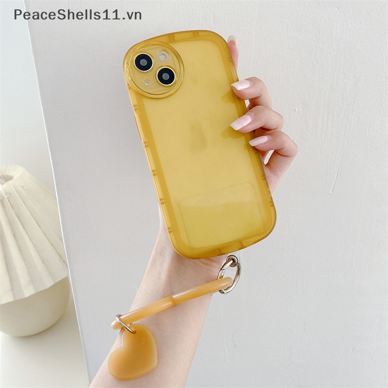 Vòng Đeo Tay Silicon Hình Trái Tim Chống Thấm Nước Chống Thất Lạc Thông Dụng Gắn Điện Thoại