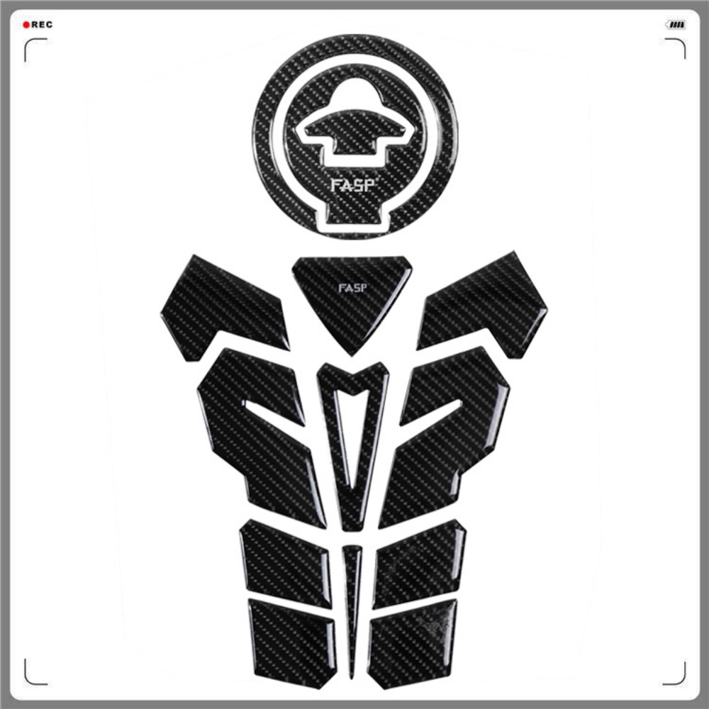 Sticker Sợi Carbon 5D Dán Bình Nhiên Liệu Xe Mô Tô TFX150 Yamaha TFX150 NEW REALZION Yamaha M-slaz 150 XABER 150 Chống Thấm Nước Chống Trầy Xước