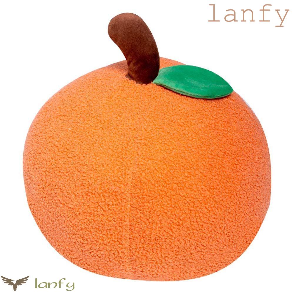 LANFY Gối Nhồi Bông Hình Quả Bí Ngô Trang Trí Ghế Sofa Chủ Đề Halloween