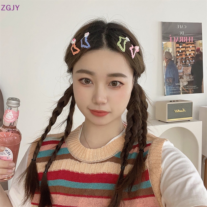 Kẹp Tóc Hình Bướm Bằng Kim Loại Đơn Giản Cho Bé Gái Mới