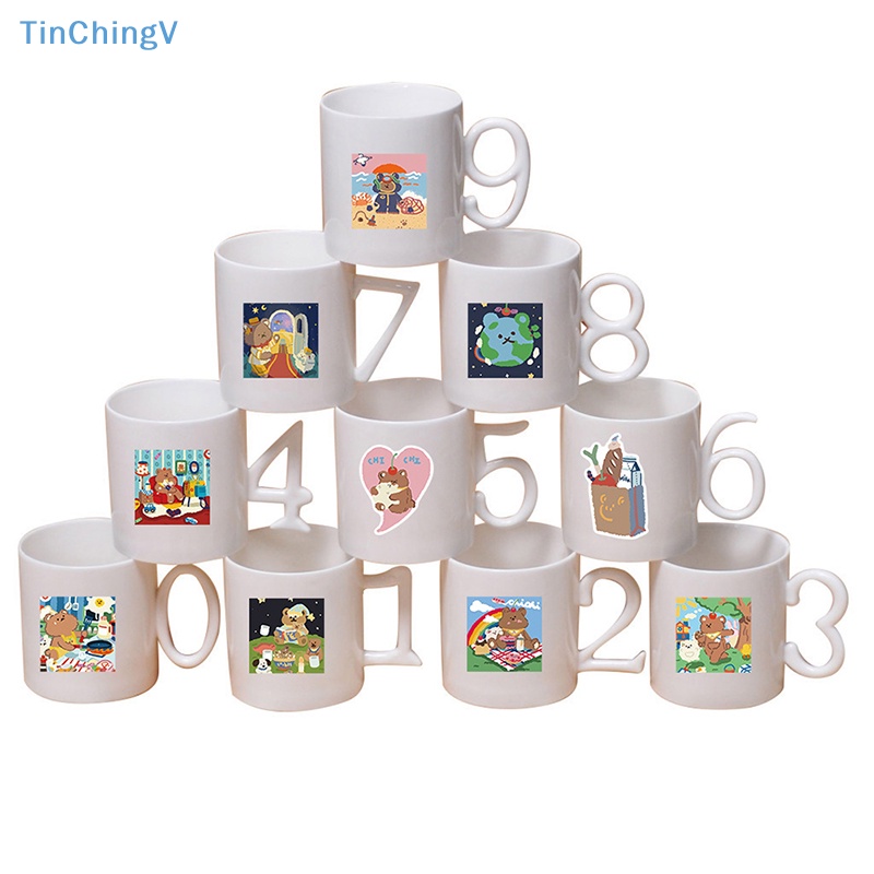 Bộ 40 Miếng Dán Hình Gấu Hoạt Hình Graffiti Trang Trí Xe Hơi / Guitar / Laptop / Ipad