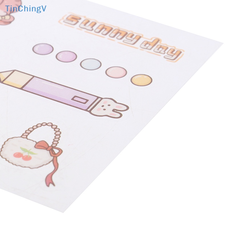 Bộ 20 Tấm Sticker Dán Trang Trí Hình Động Vật Hoạt Hình Dễ Thương