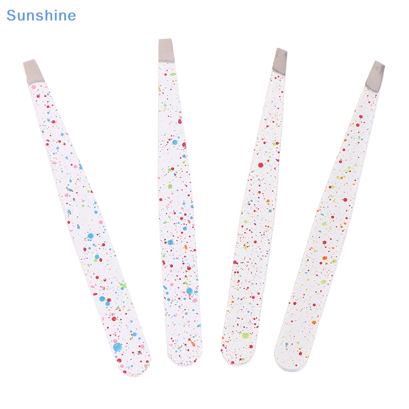 1 Nhíp Tỉa Chân Mày Bằng Thép Không Gỉ Nhiều Màu Sắc