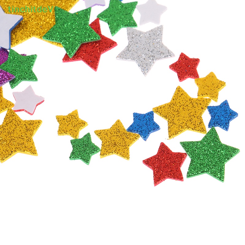 [TinchitdeV] 45 Miếng Dán Xốp Tự Dính Hình Ngôi Sao Lấp Lánh Trang Trí Tiệc Sinh Nhật DIY