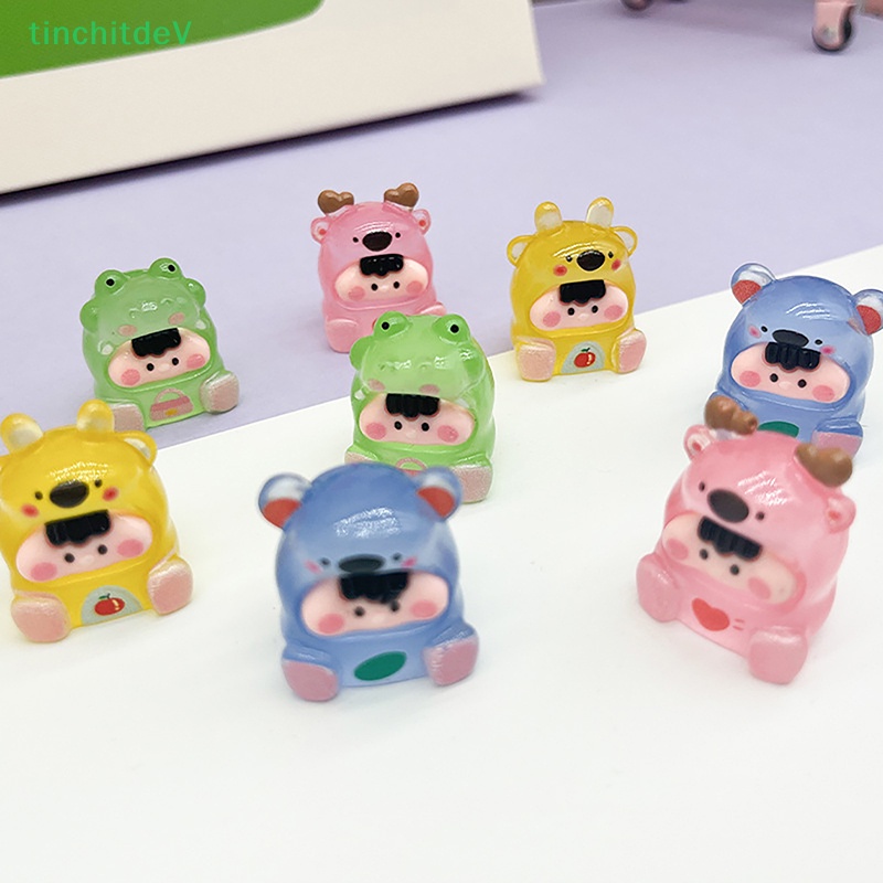 [TinchitdeV] Phụ Kiện Trang Sức Gel Dạ Quang Hình Thú Cưng May Mắn Mini Dễ Thương Sáng Tạo Dùng Để Trang Trí Xe Hơi / Làm Quà Tặng DIY