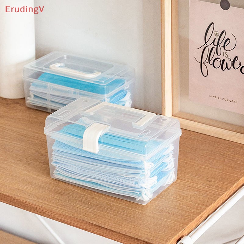Hộp Đựng Khẩu Trang Có Tay Cầm Tiện Dụng