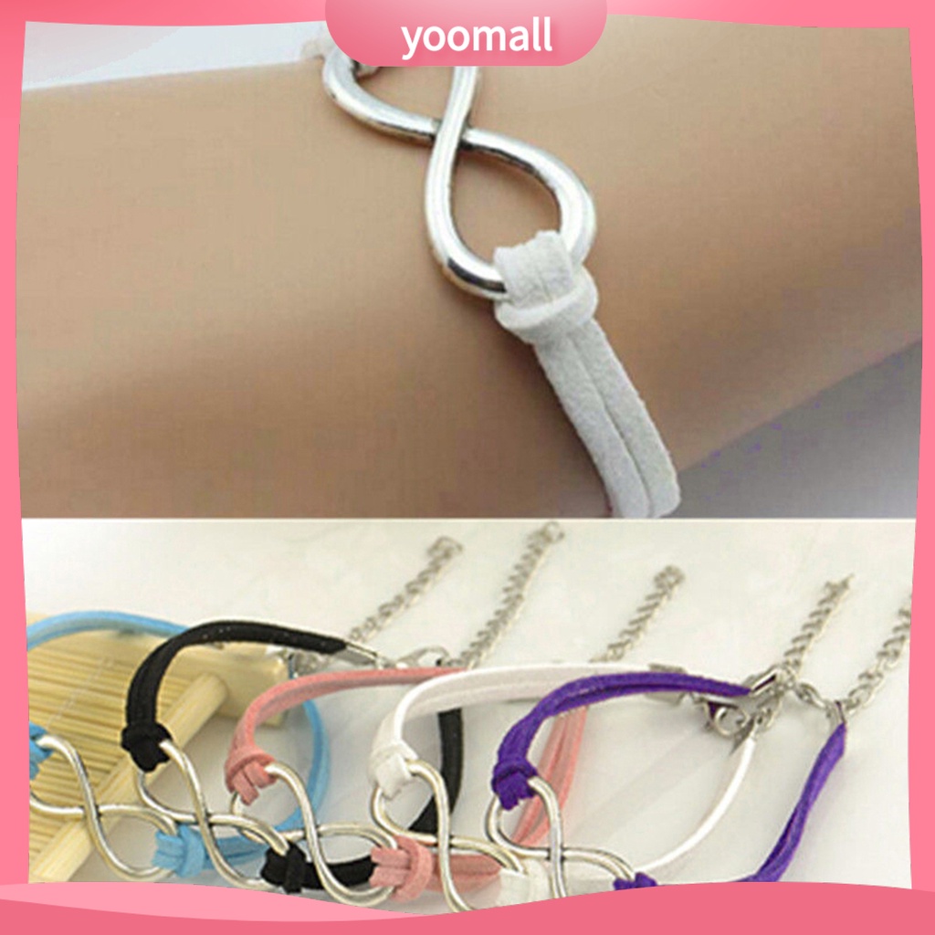 Vòng Đeo Tay Hình Số 8 Bằng Hợp Kim Tùy Chỉnh Thời Trang Dự Tiệc