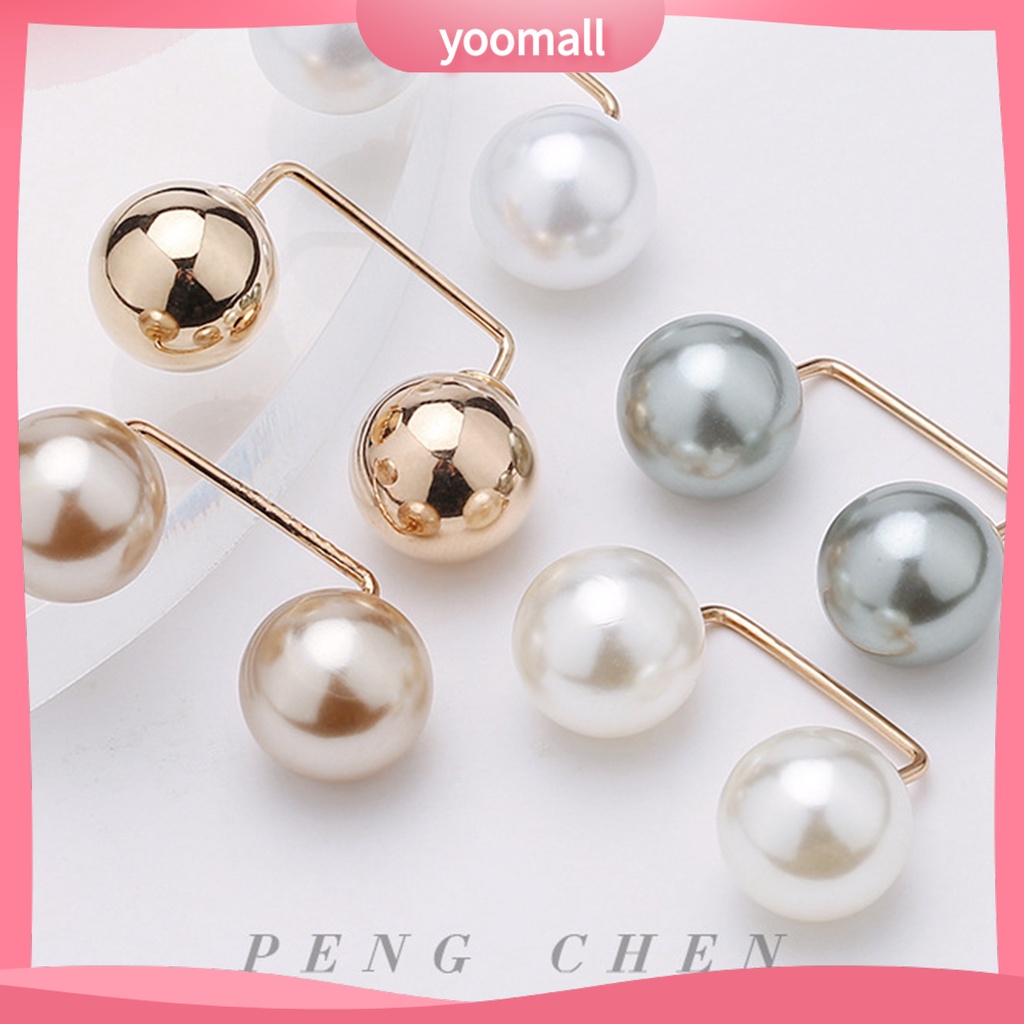 [YM] Trâm Cài Áo Cố Định Quần Áo Đính Ngọc Trai Nhân Tạo Duyên Dáng Đơn Giản Cổ Điển