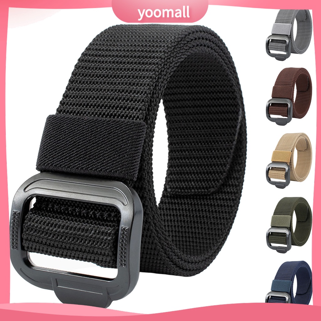 Thắt Lưng Nylon Bện Sợi Nylon Co Giãn Thoải Mái Màu Sắc Đơn Giản Dành Cho Nam