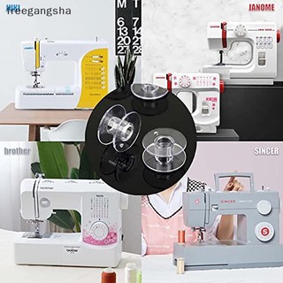 [FREG] 40Pcs Transparent Sewing Machine Spools Home Plastic Empty Spool Bobbins Sewing Tool Accessories Universal Threads Bobbin FDH