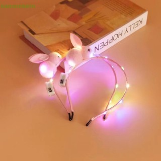 Cài tóc tai thỏ có đèn led phát sáng