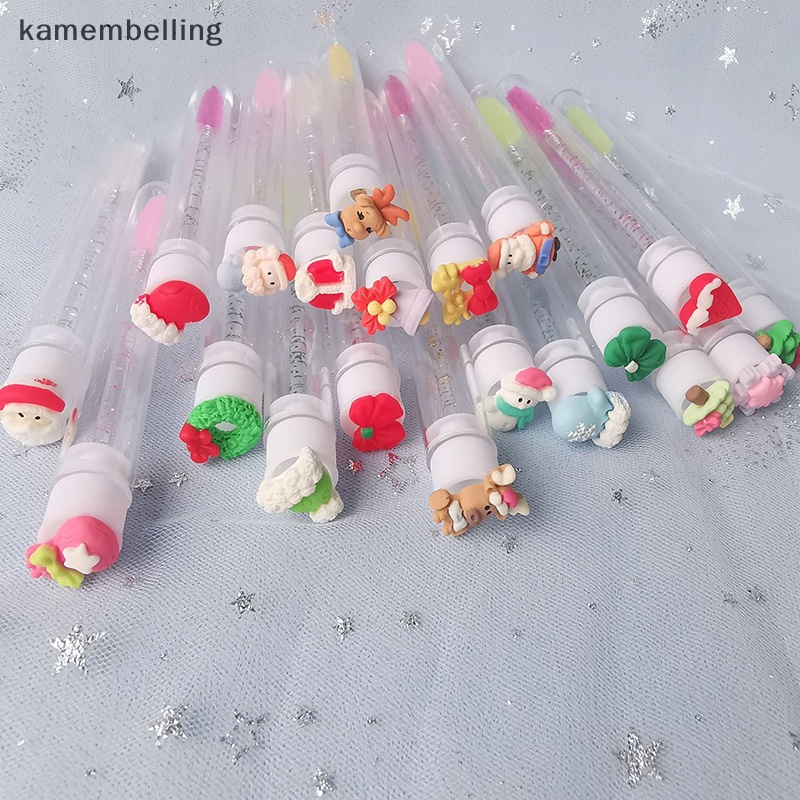 Kamembelling Cọ Chải Lông Mi / Lông Mày Có Thể Tái Sử Dụng Với Tay Cầm Trong Suốt