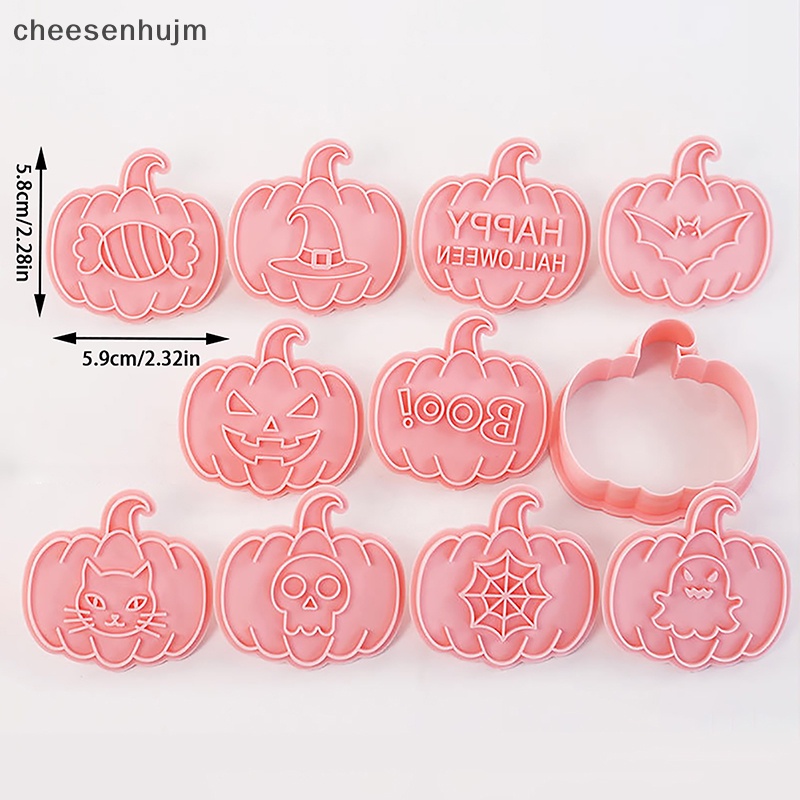 Set 10 Khuôn Cắt Bánh Quy Phong Cách Halloween Ấn Tượng