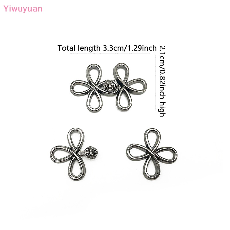 < Yiwuyuan > Thắt Lưng Nút Thắt Nút Bằng Kim Loại Vô Hình Có Thể Tháo Rời Phong Cách Trung Hoa Mới