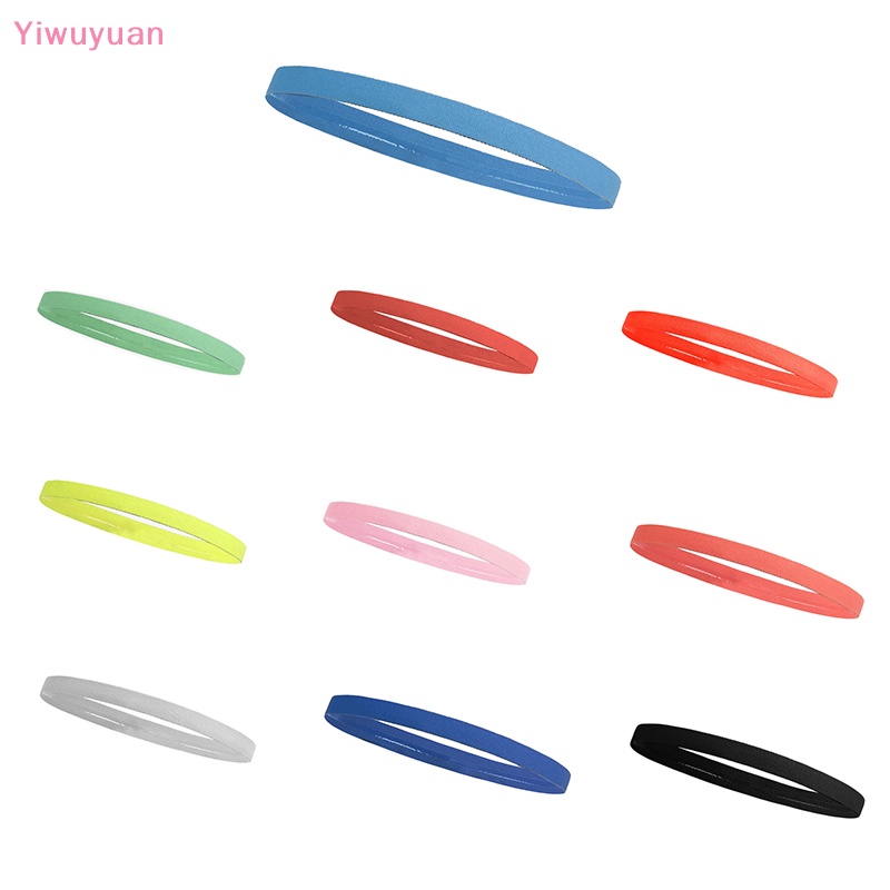 Băng Đô Thể Thao Unisex Bằng Silicon Chống Trượt Thấm Hút Mồ Hôi