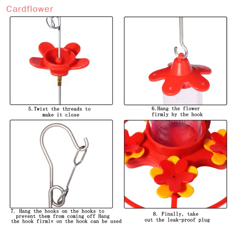 Hộp Đựng Thức Ăn 5 Ngăn Có Móc Treo Trang Trí Sân Vườn Mới