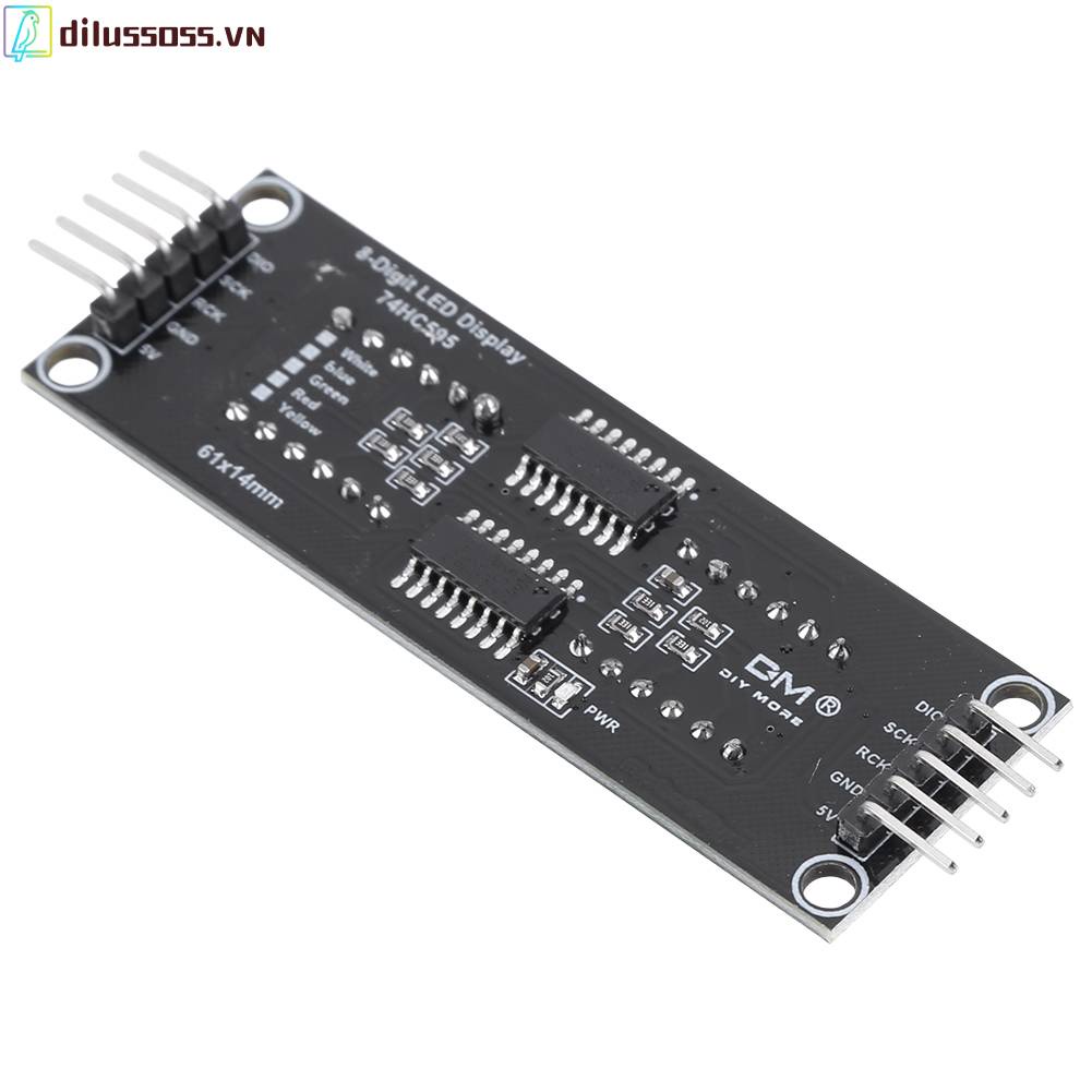 Mô Đun Hiển Thị Kỹ Thuật Số 8 Chữ Số 0.36in 74HC595 7 Có 5 Màu