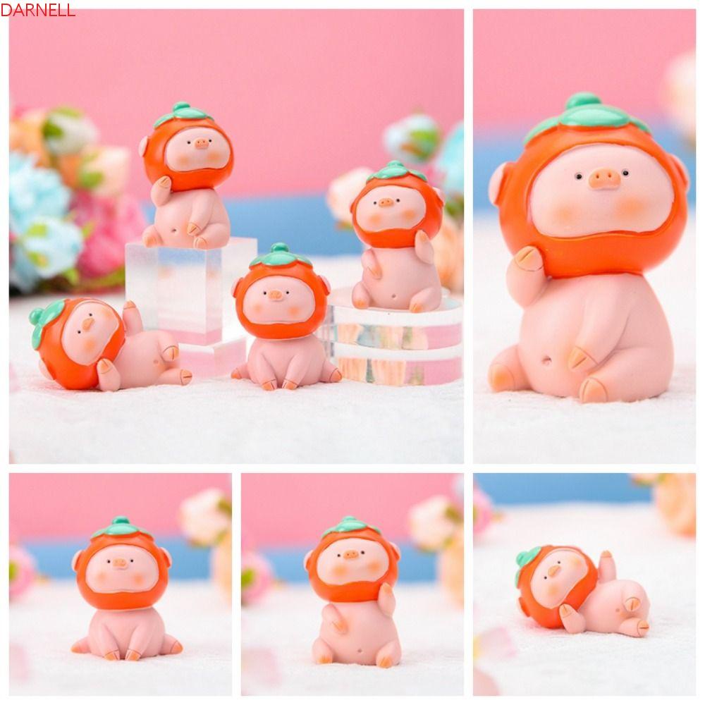 Mô Hình Chú Heo Hồng Dễ Thương Dùng Trang Trí Xe Hơi